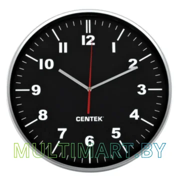 Настенные часы CENTEK СТ-7100 (черный)